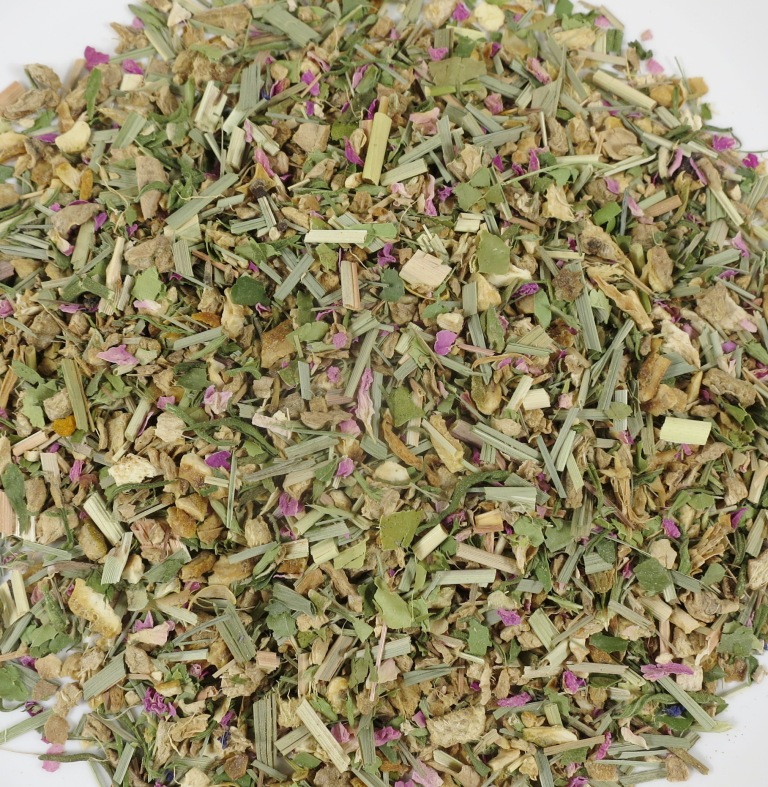 Bio Kräutertee mit Ingwer und Zitronengras OHNE Süssholz