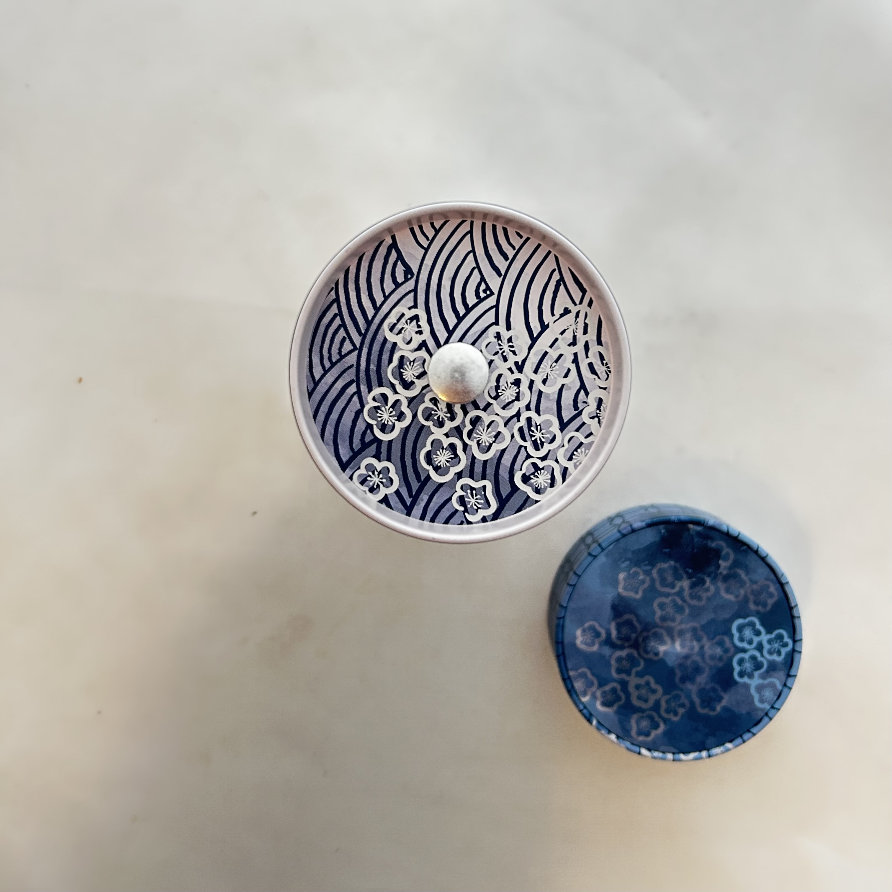 Dose Kranich blau, 150 g