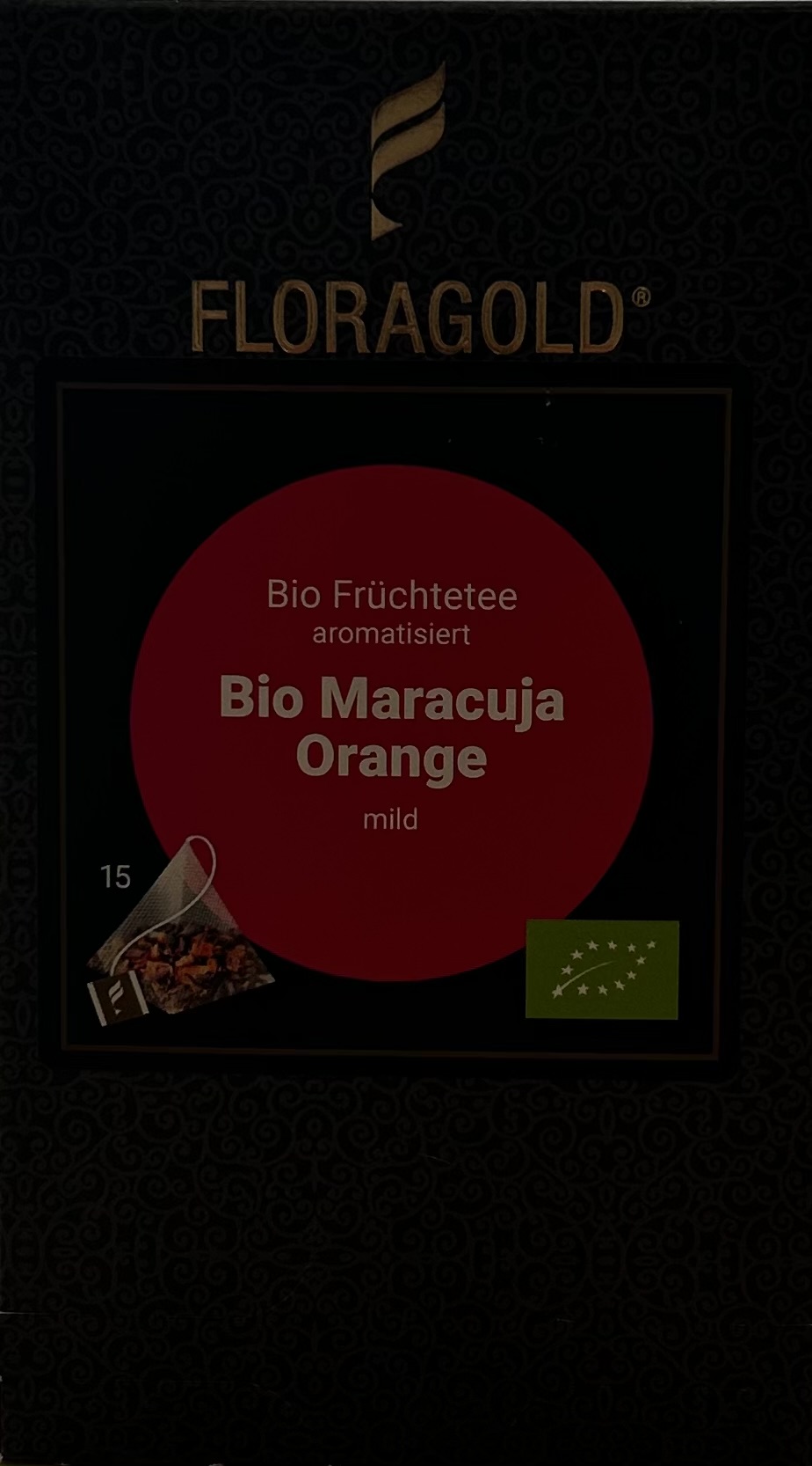 Pyramidenbeutel Bio Maracuja Orange