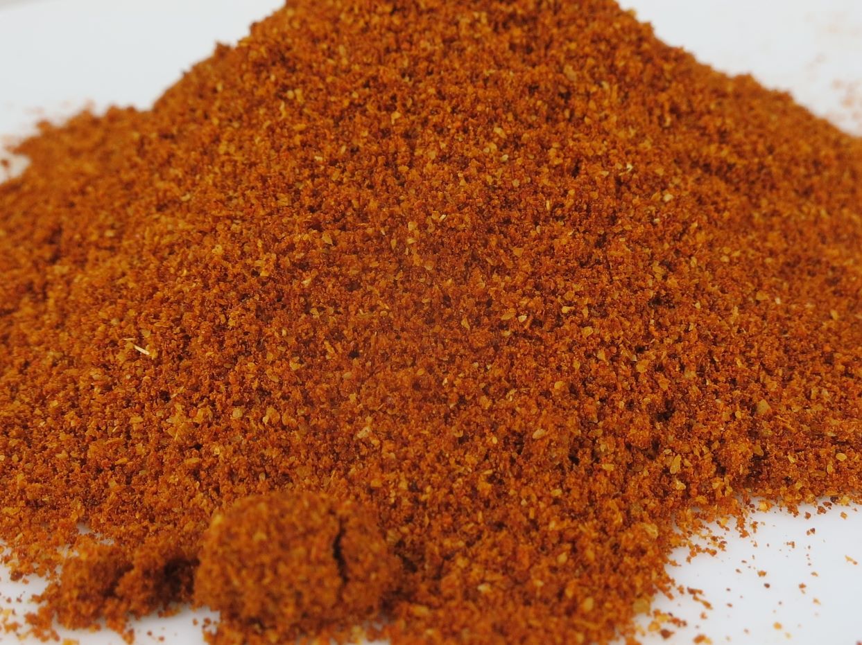 Harissa: Nordafrikanische Gewürzmischung. Zutaten aus Bio Anbau.