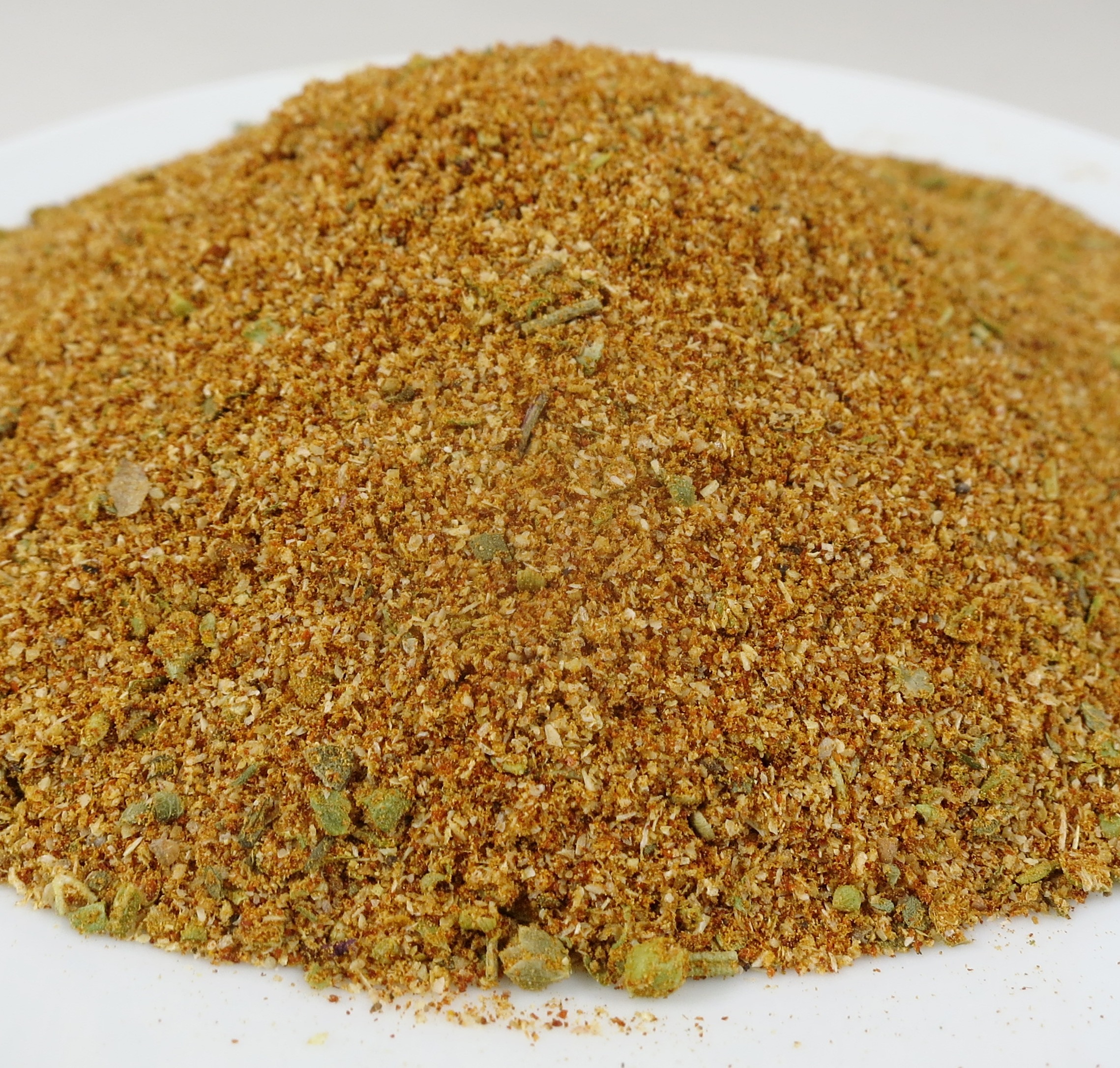 Gewürzmischung mit deutlicher Schärfe.